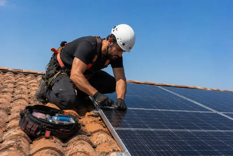 Maintenance et monitoring de panneaux solaires à Savignac-Lédrier